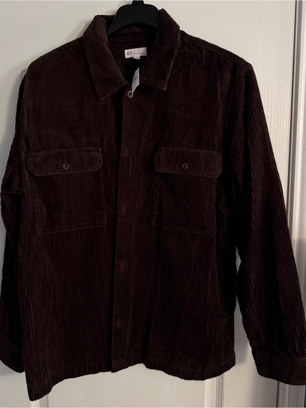 GAP Men's Brown Corduroy Shirt Jacket size XL